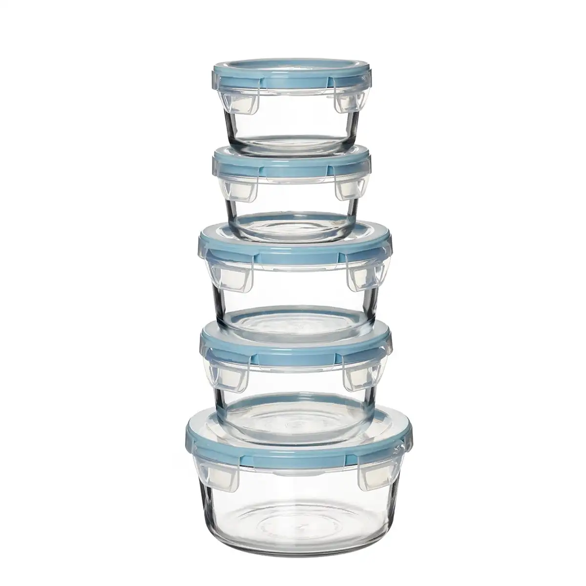 

Anchor Hocking TrueLock Locking Lid Glass Food Storage Containers, 10 Piece Set