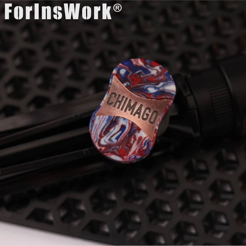 CHIMAGO EDC DESIGN Wrath Expression تململ المنزلق الراتنج والنحاس الأحمر العصرية EDC لعبة تخفيف التوتر