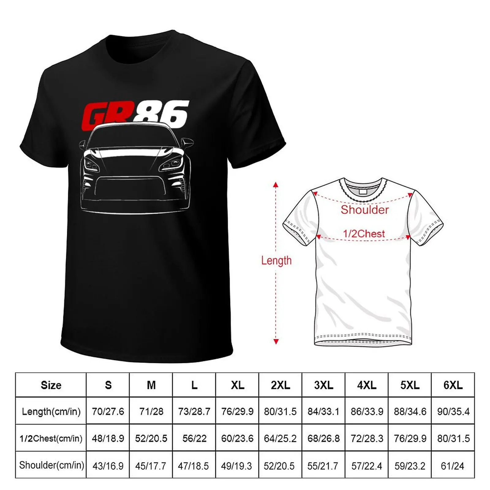 GR86 Silhouette T-Shirt Sun Block Outdoor T-Shirt