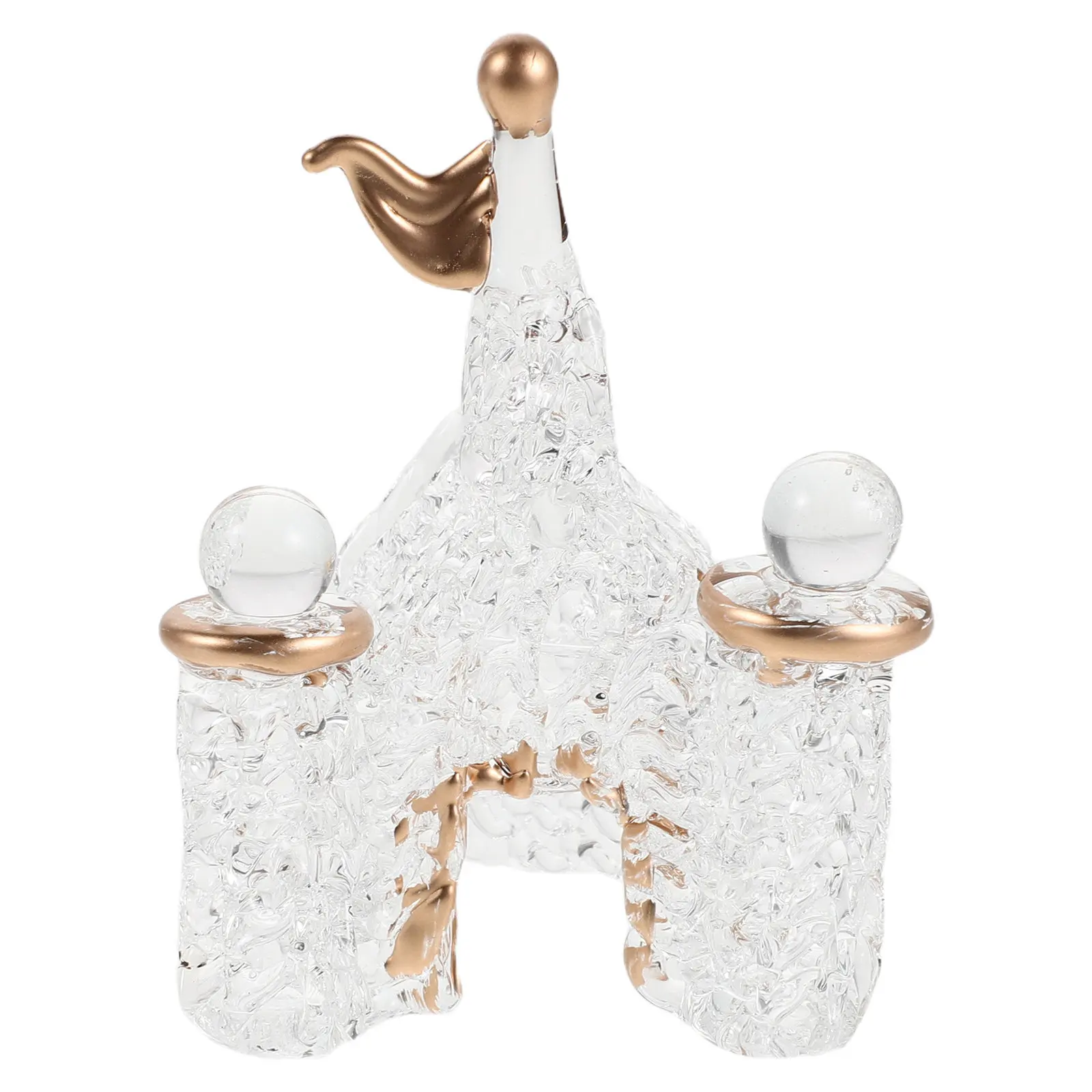 

Elegant Crystal Christian Church Sculpture Altar Table Ornament Religious Collectible Figurine For Devotional Home And Spiritual
