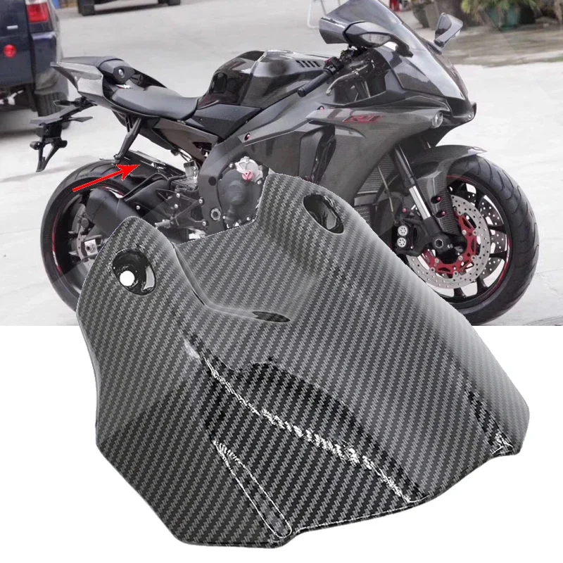 

Guardabarros trasero de fibra de carbono ABS para motocicleta, cubierta de carenado, guardabarros para Yamaha 2015, 2016, YZF R1