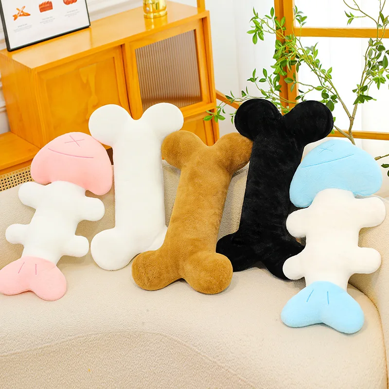 หมอนตุ๊กตาปลาการ์ตูนน่ารัก ตลก รูปกระดูกสันหลัง ของเล่นตุ๊กตาสัตว์ ของตกแต่งบ้าน หมอนอิงโซฟา ของขวัญยอดนิยม ขายส่ง