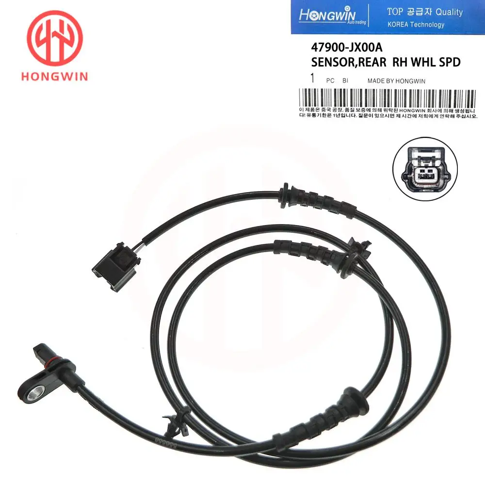 Rear Left Right ABS Wheel Speed Sensor 47901-JX00A / 47900-JX00A For Nissan NV200 Evalia Diesel 1.5 dCi Petrol 1.6 16V 2010-2022