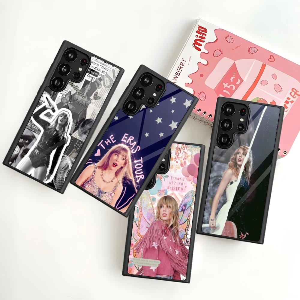 T-Taylor Showgirl S-SwiftS Phone Case For Samsung Galaxy S26 S25 S24 S23 S22 S21 S20 FE Edge Plus Ultra PC+TPU Cover