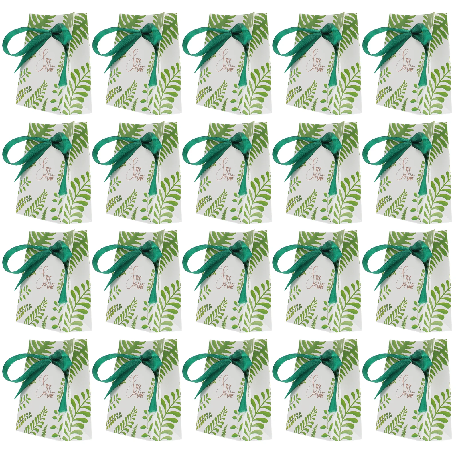

20pcs Wedding Favor Boxes Durable High Grade Material Beautiful Color Candy Bags Sweets Packaging Gift Box