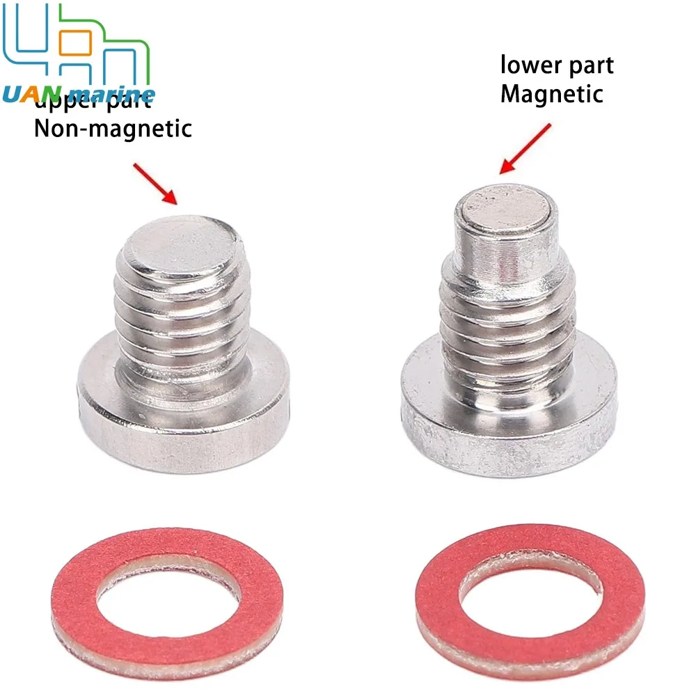 90340-08002-00 688-45341 Lower Unit Drain Plug Straight Screw Plug Kit For Yamaha Outboard 9.9-300HP 90430-08003