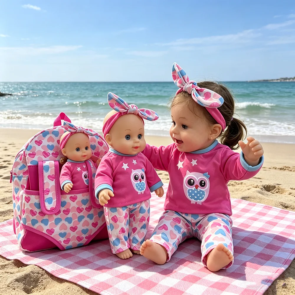 Doll Backpack Can Hold 12 Inch Dolls. Hand Withdrawal Backpack Is Suitable for Carrying 12 Inch Dolls and Comes with Doll Access
