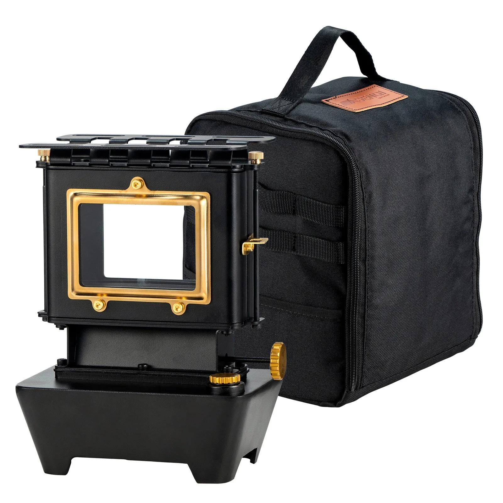 Плита в винтажном стиле с топливным баком емкостью 525 мл, стеклянной лампой, керосиновой плитой, мини-чай - кипящийся, портативный настольный кемпинг и обогрев.