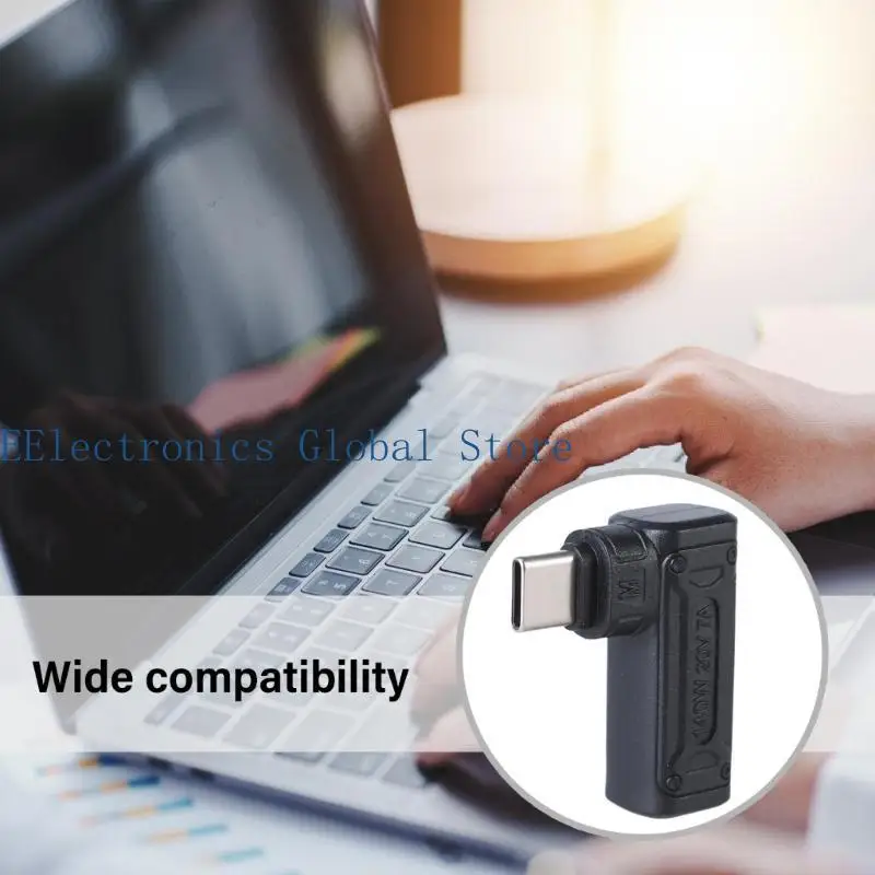 462B Portable 140W Type C Charging Converter High Efficiency PD Power Adapter Charging Connectors Head for Office and Travel