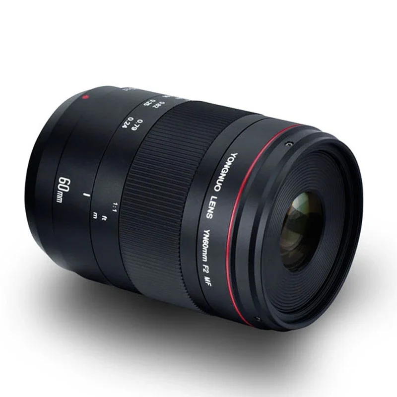 

New YONGNUO YN60mm F2 Manual Focus Macro Lens for 6D 5D4 5D3 5D2 700D 600D 550D 1100D 1200D T3i T5 T5i DSLR Camera