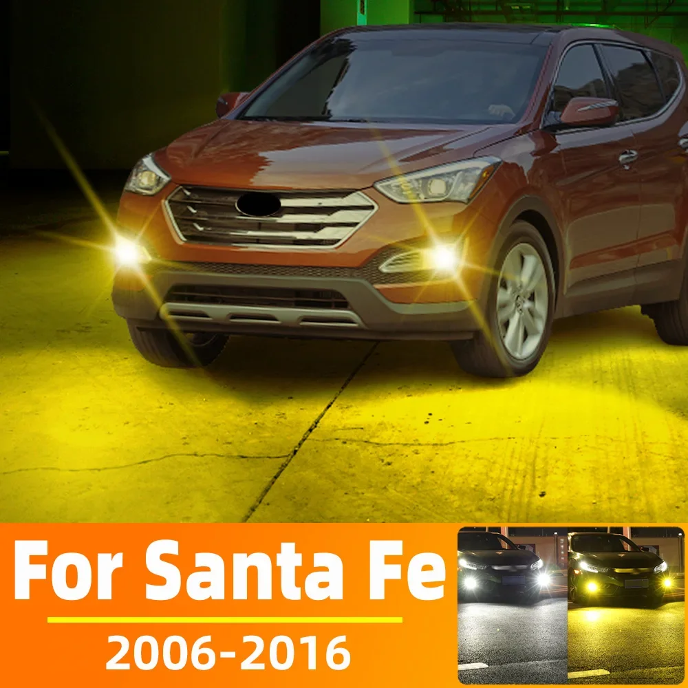

2pcs LED Fog Light For Hyundai Santa Fe Accessories 2006 2007 2008 2009 2010 2011 2012 2013 2014 2015 2016