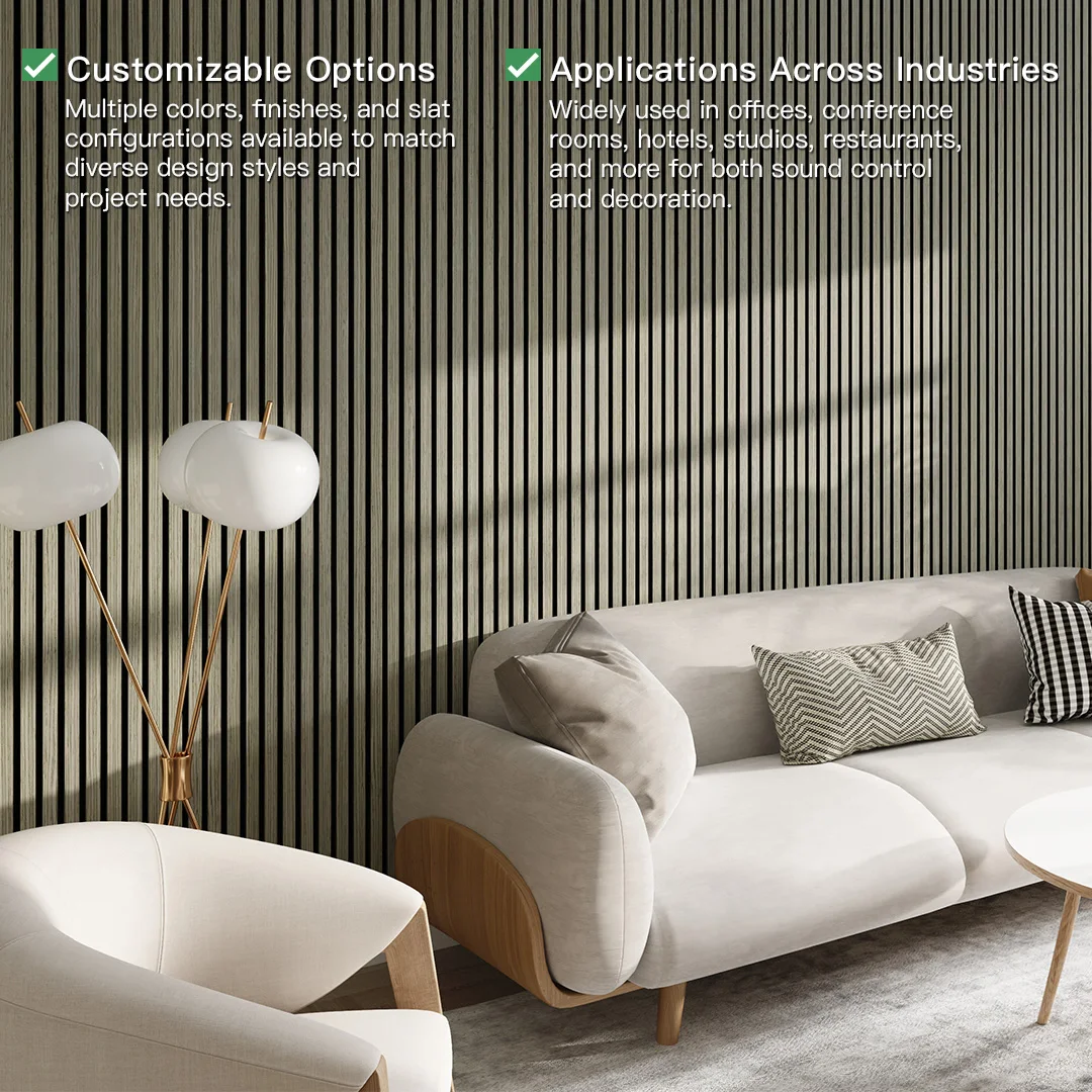 Golden Ratio Acoustic Texture Office Sofa Set Wood Slatted Panels Flex Acoustic Wall Panel Graphic Design Project Solution