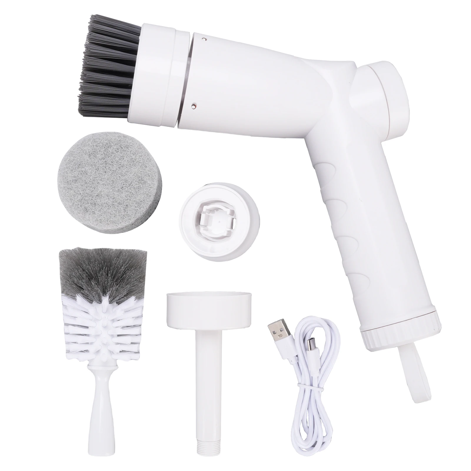 

Electric Cleaning Brush Cordless Spin Scrubber Matching 3 Replaceable Brush Head Cleaning Kitchen IPX7 Waterproof Power Scrubber