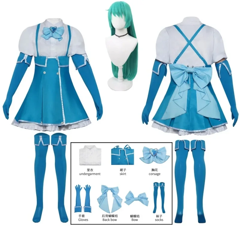 Parrucca per costume cosplay Anime Minakami Sayo per costumi di Halloween per donne e ragazze