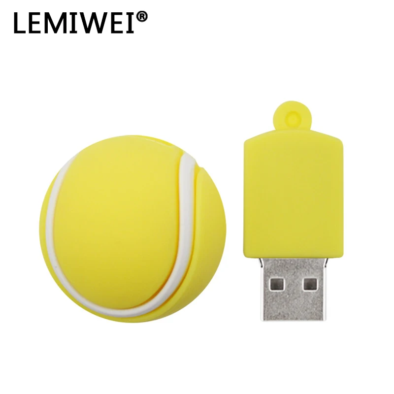 Balo Hoạt Hình Usb Đèn LED Bóng Đá Bóng Rổ Bóng Chày Bowling Bóng Bầu Dục Tennis Ổ Đĩa Flash USB Pendrive 32Gb Cle Usb dính