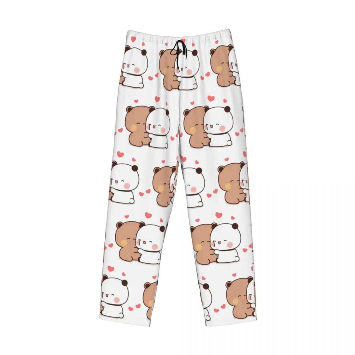 Custom Bear And Panda Bubu Dudu Balloon Pajama Pants Men Sleepwear Sleep Lounge Bottoms with Pockets