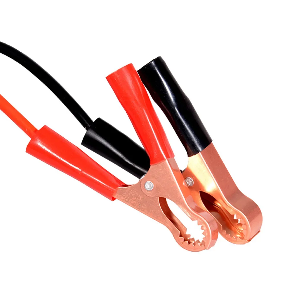 

Портативные кабели для запуска двигателя, черно-красные, кабели для запуска двигателя, аккумулятор в комплект не входит, износостойкие, не деформируются, быстрая установка