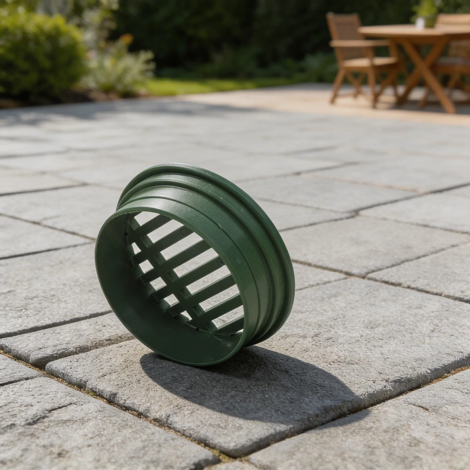 Plastic Lawn Floor Drain for Water Management in Gardens and Lawns Longlasting Construction Suitable for Outdoor Use