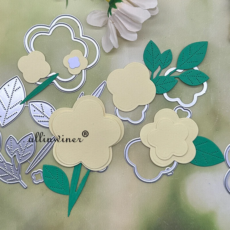 New flower decoration Metal Cutting Dies Stencils For DIY Scrapbooking Decorative Embossing Handcraft Die Cutting Template