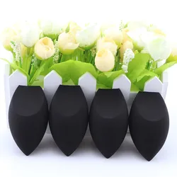 10pcs Black Makeup Applicator Super Soft Sponge Powder Blender Smooth Foundation Contour Blending Puff