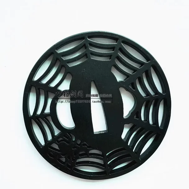 سيف الساموراي كاتانا الياباني حديد تسوبا القطر الخارجي: 77 مم، السُمك 4 مم، لشفرة بعرض 32 مم وسمك 7 مم #4