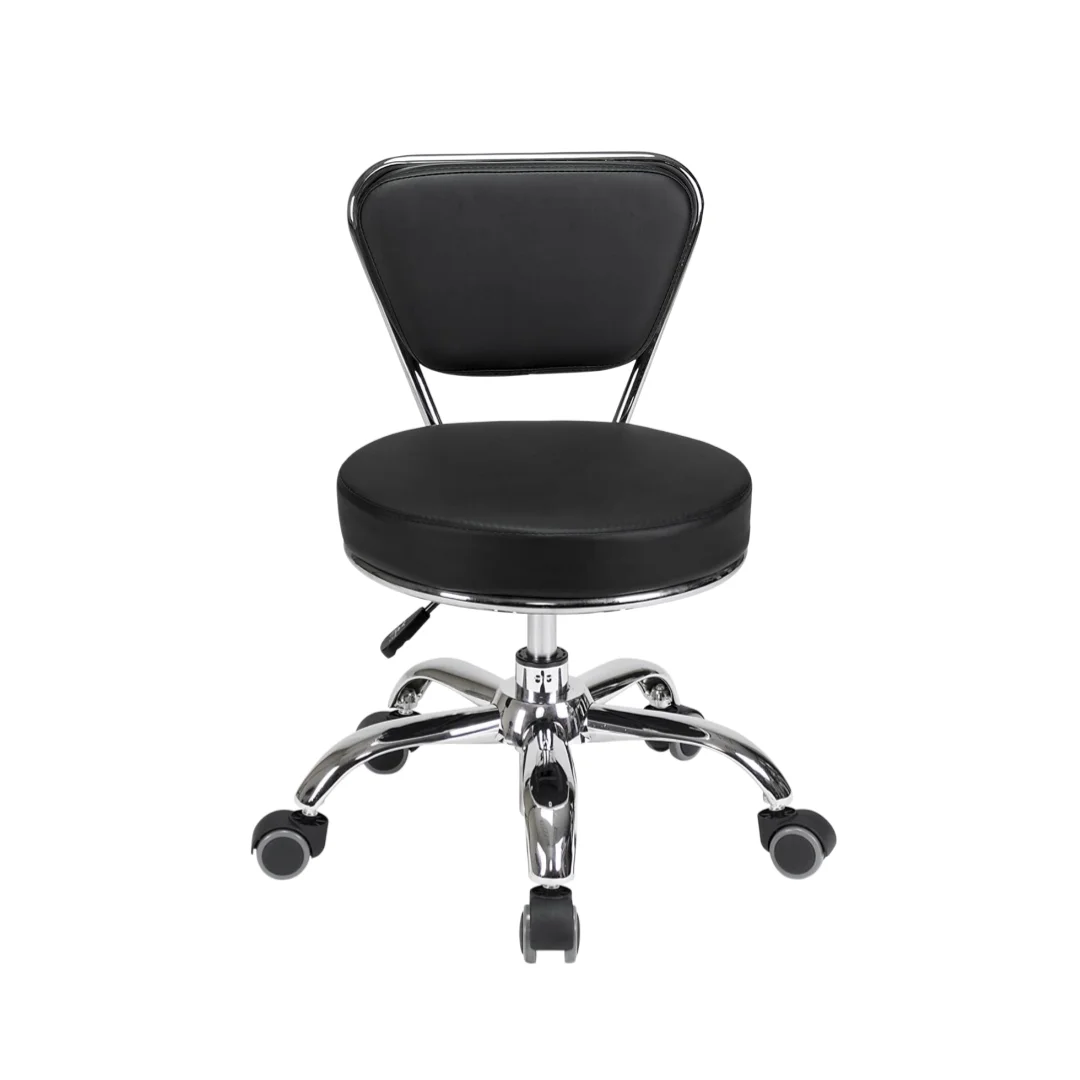 Rolling Seat Pneumatic Short Stool With Adjustable Height For Garage Task Home Cleaning Bathroom Short Seat Technician Task