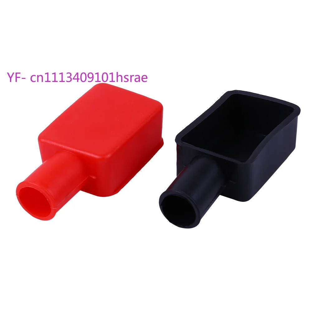 Rubber Battery Terminal Protective Cover Positive Negative Pole Insulation Sleeve