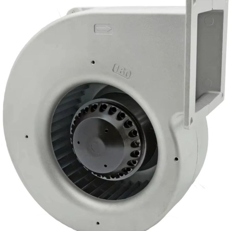 Small centrifugal blower for air heat exchanger