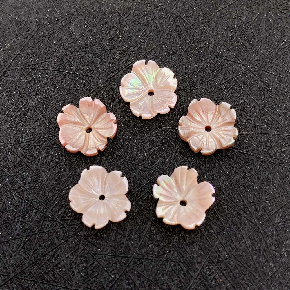 Wholesale Multicolor Flower Shape Pendant Natural Shells for Jewelry Making DIY Handmade Accessories Beaded Decoration Fashion