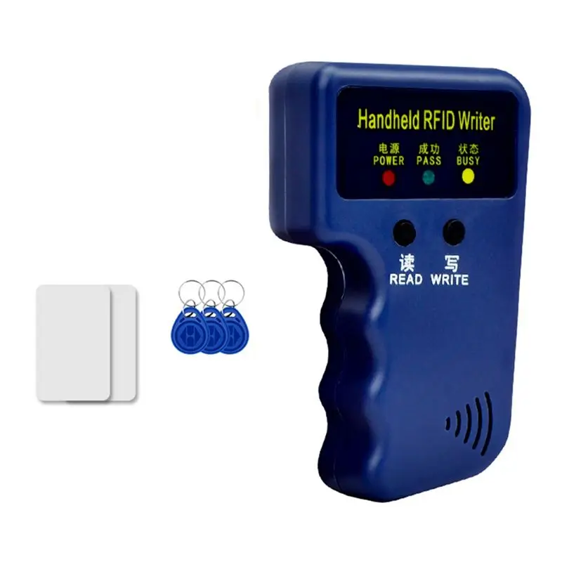 125Khz RFID Card Reader+3 Keyfobs+2 Cards Kit Copier Writer Duplicator Programmer ID Card Copy EM4305 T5577-A79U