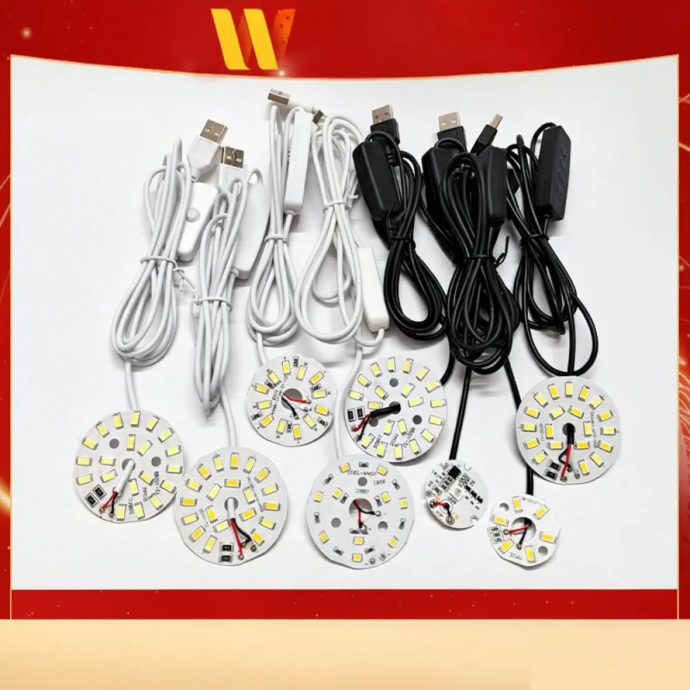Portable LED Light Panel For DIY Craft Lamp 5V USB Powered Lighting Chip With Switch Cable Adjustable Colors