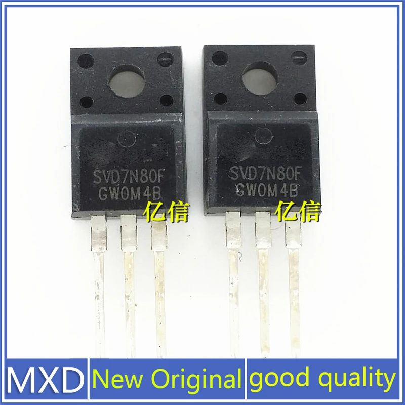 5Pcs/Lot New Original SVD7N80F 7N80 800V7A Field Effect Mos Tube Plastic Packaging In Stock Good Quality