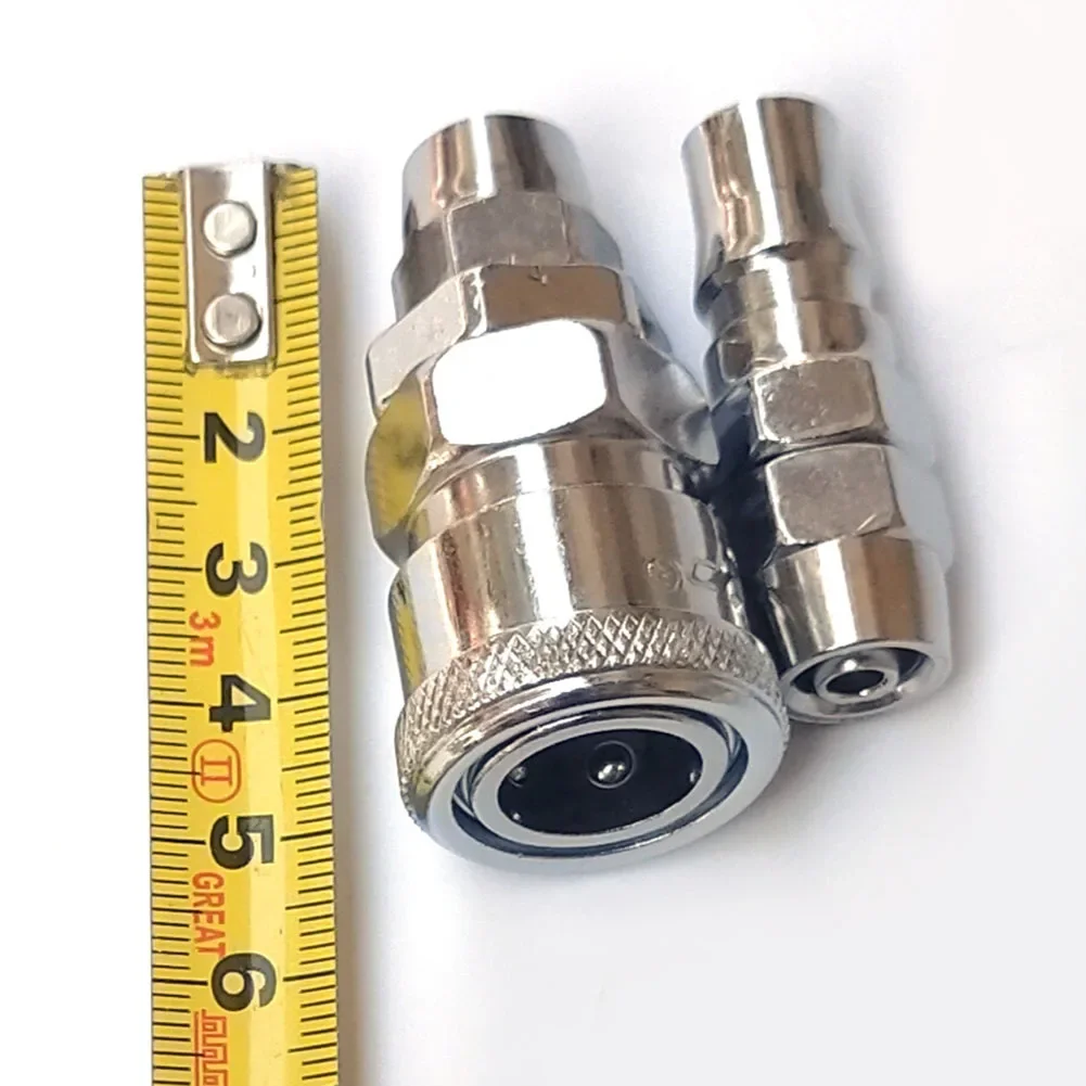 Manguera neumática de PU con conectores para herramientas neumáticas, manguera de compresores de aire, tubo de resorte telescópico de PU neumático