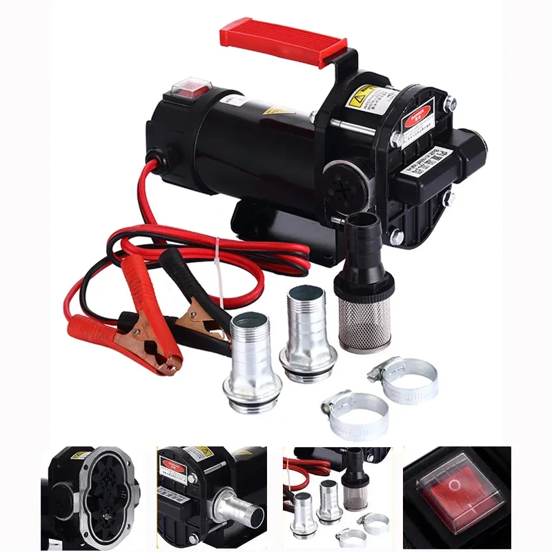 

12V 24V 850W 40-80L/min High-power Self-priming Pump Pumping Methanol Explosion-Proof Refueling Machine Urea Diesel Gasoline Bio