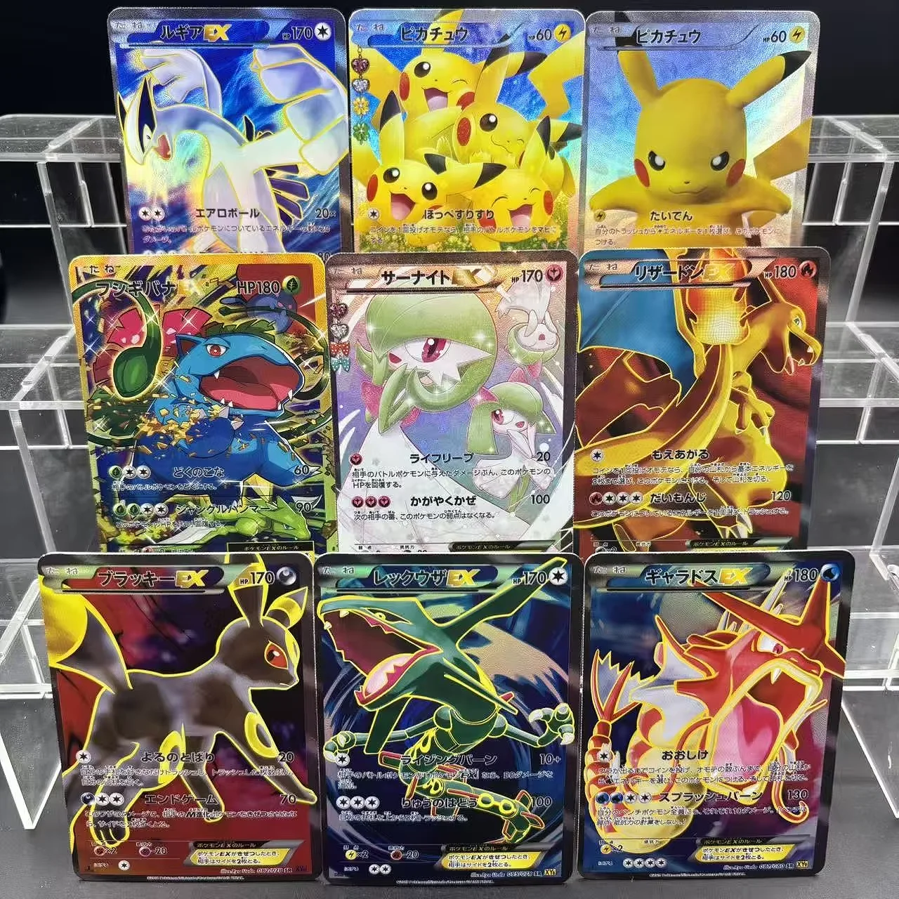 Cartões de coleção ptcg diy giratina shaymin charizard mwe ex jpn auto feito único cartão clássico jogo anime cartão presente brinquedo