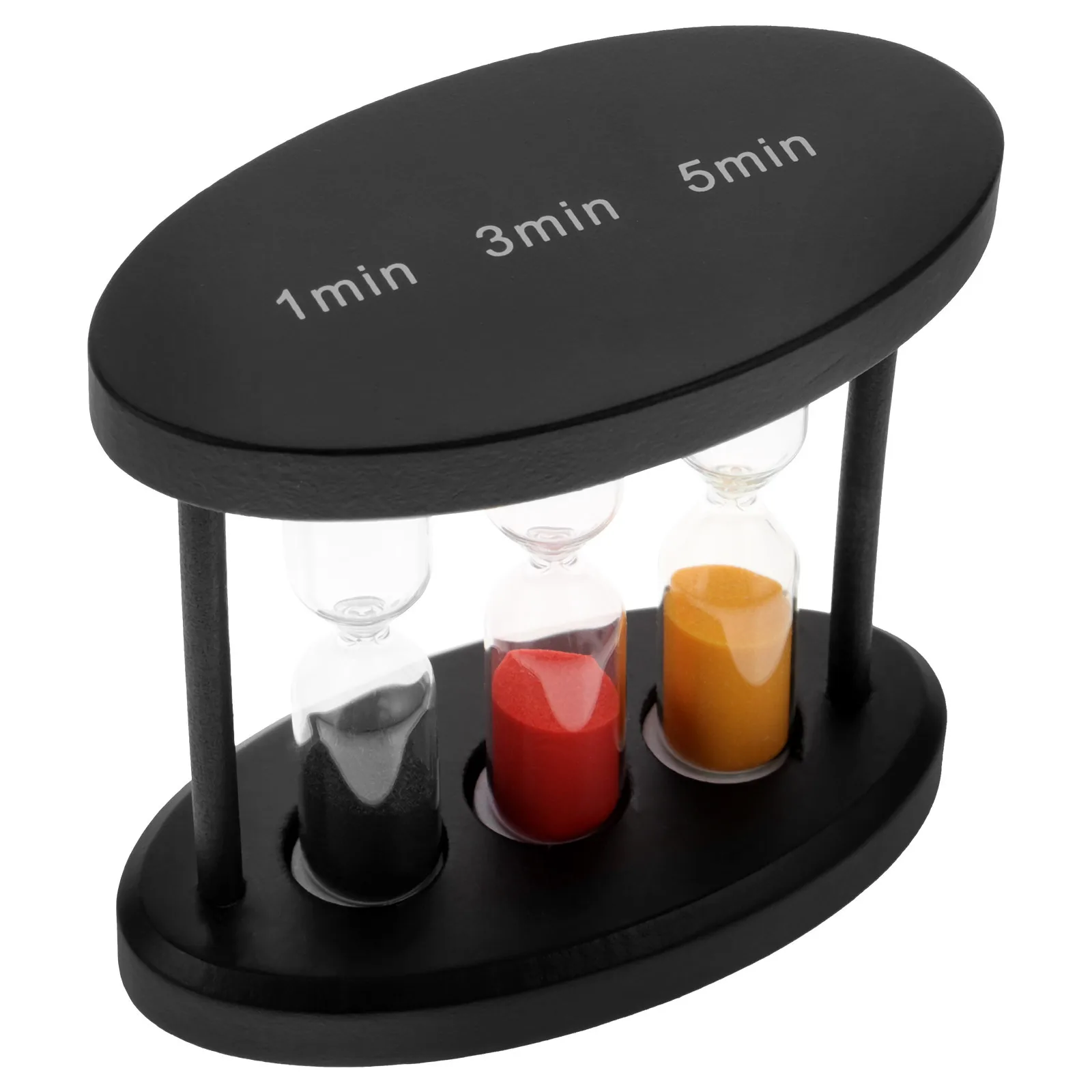 

Tooth Brushing Sand Timer 1 3 5 Min Hourglass Timer Reusable Glass for Hygiene Practice Stylish