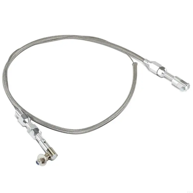 F1CF Easy Installation 24/36in Throttle Cable Assembly with Wrench for Car Vehicle