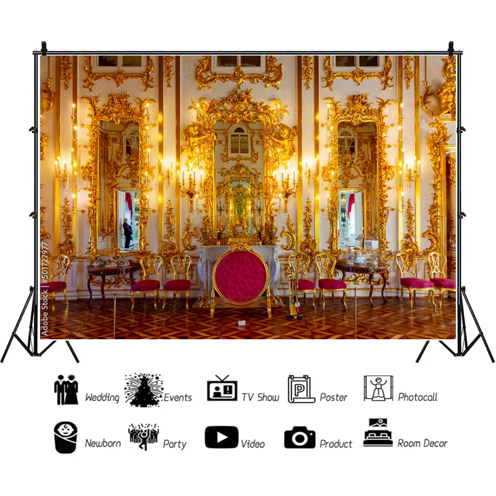 NITREE Auditorium European Style Church Photography Backdrop  Architecture Zagreb Cathedral Photo Studio Background JT-22