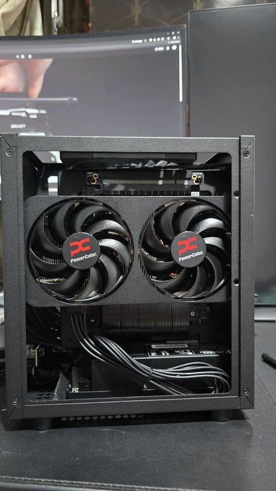 M21 M31 Mini ITX Computer Case Support 120mm AIO Liquid Cooler Low Profile GPU 1U Flex ATX PSU