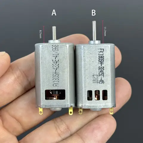 FK-180SH DC 3V 3.7V 6V 7.4V Motore ad alta velocità Mini 180 Motore con spazzola di carbone Foro di raffreddamento per motore per auto giocattolo per aerei RC