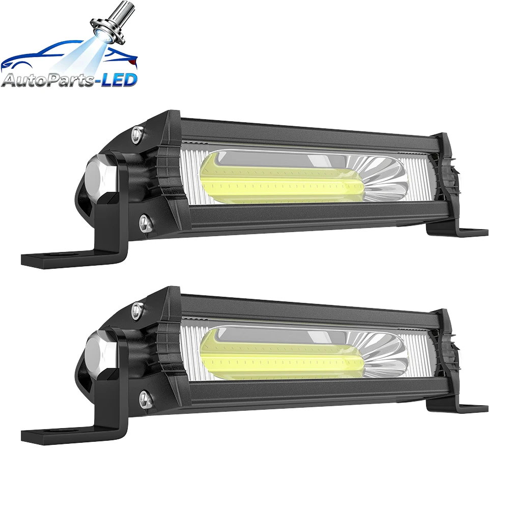 

4pcs COB Car LED Work Light DRL Spotlight High Bright Waterproof Auto Offroad SUV Truck Headlights Driving Lamp 12V 24V 6000K