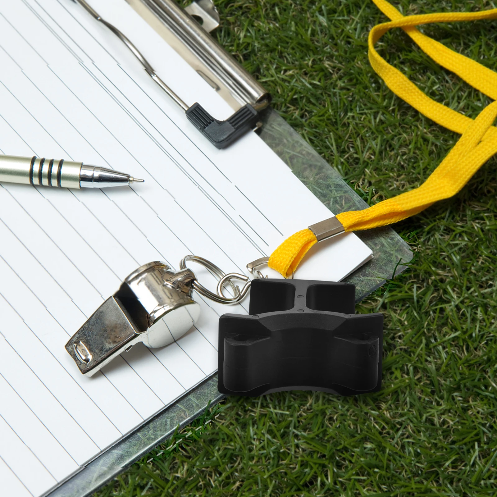 

4pcs Whistle Finger Clip Plastic Referee Clip for Sports Outdoor Emergency Cute Design Holder Dolphin Pattern