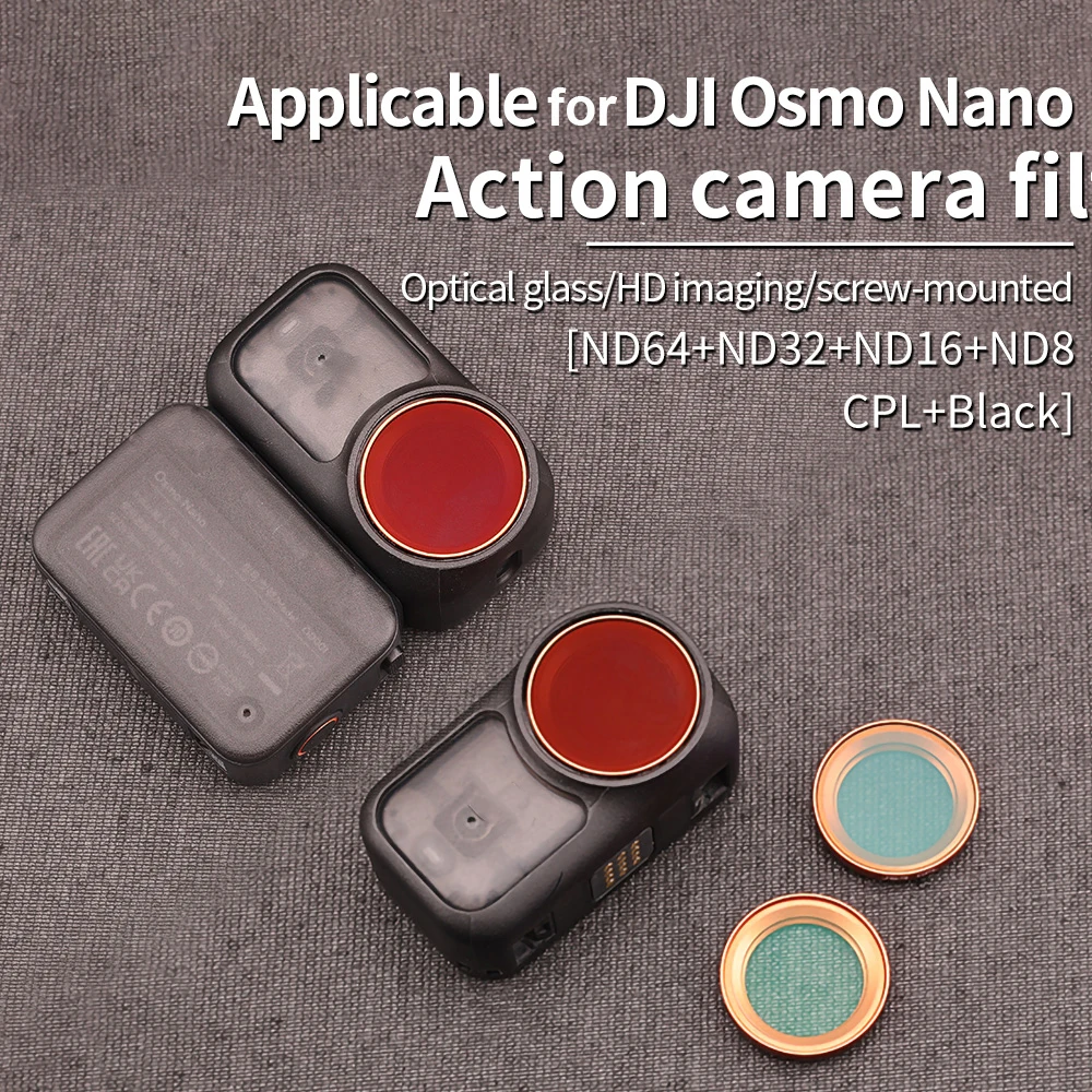 

Professional Lens Filter Kit for DJI Osmo Nano ND/CPL/Black Mist/Star Night Filters Protective Camera Photography Accessories