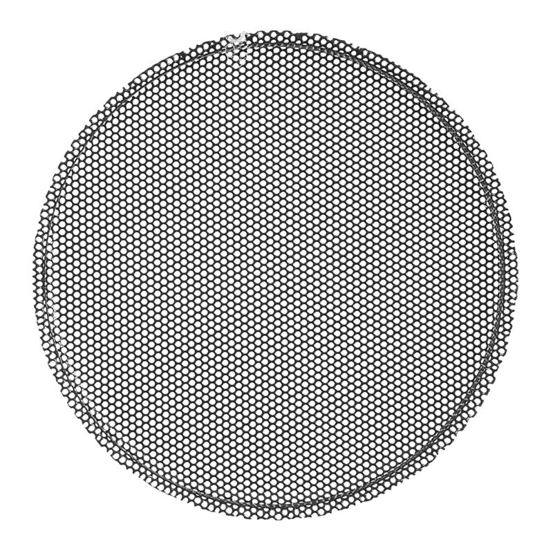 1 Pair Silver Replacement Round Speaker Protective Mesh Net Cover Speaker Grille 2/3/4/5/6.5/8/10 inch Speaker Accessory