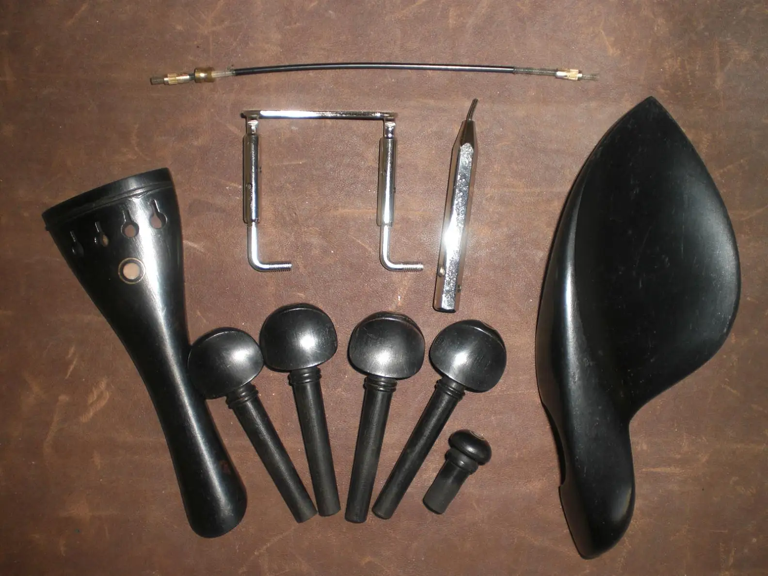 1 Set Ebony Violin … - image