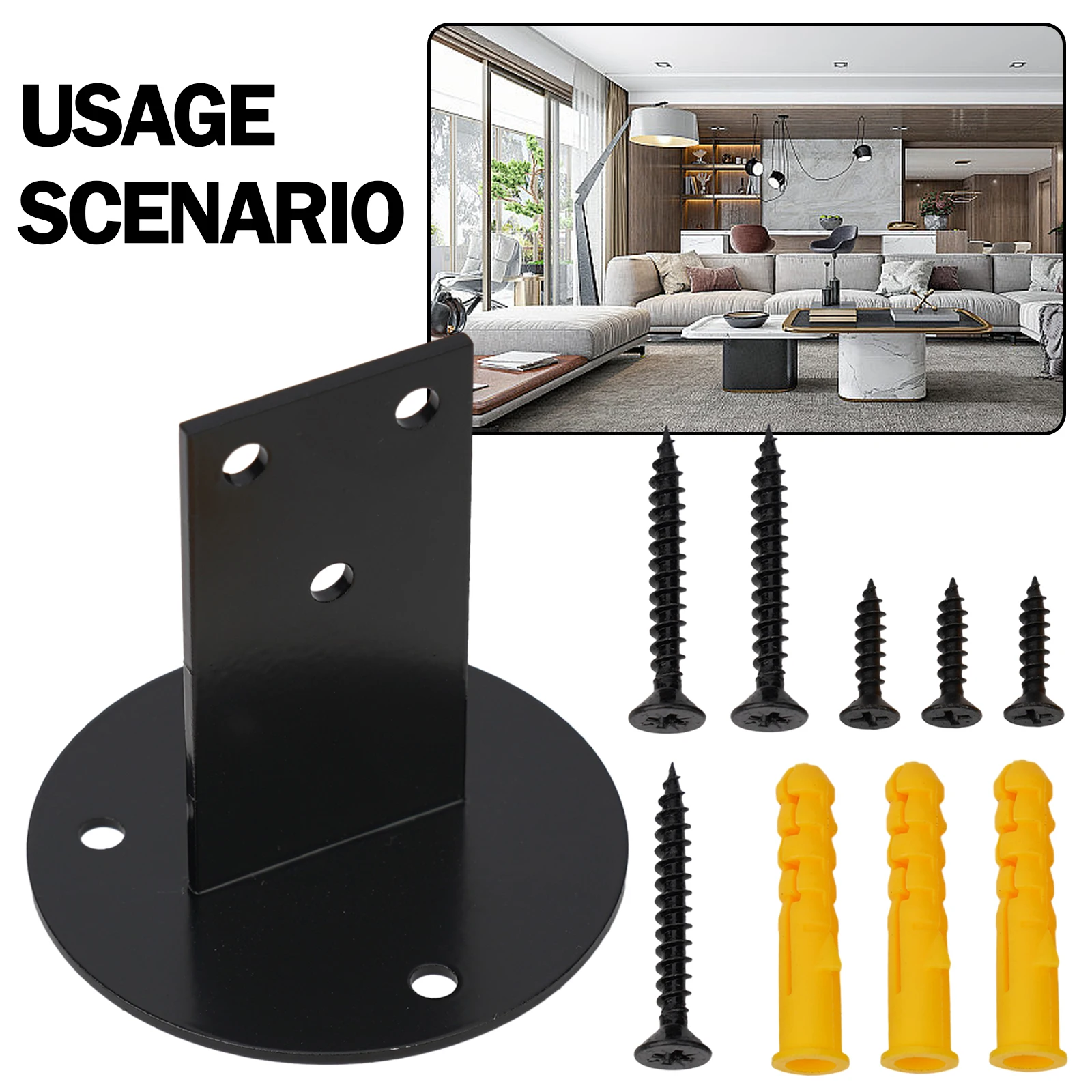 1PC Stair Handrail Brackets Stainless Steel Wall Support Hand Rail Balustrade Mopstick Strong Wall Mounted Handrail Bracket