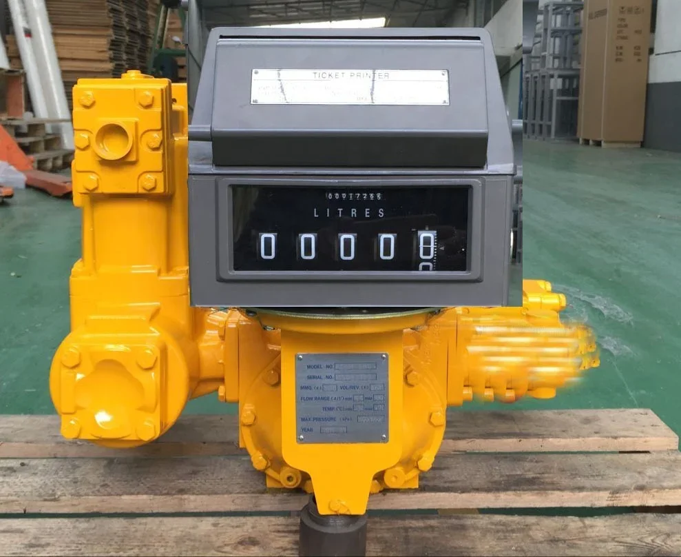 1.5 / 2 / 3 / 4 inch Mechanical Oil Meter Positive Displacement ZCM-610 Flow Meter with printer