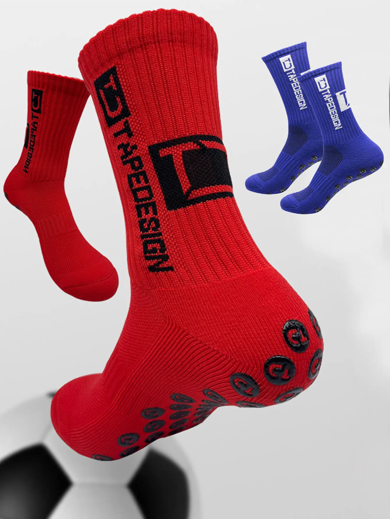 Chaussettes de football épaisses mi-longues pour hommes et femmes, chaussettes d'entraînement anti-ALD, chaussettes de sport professionnelles, 6 paires