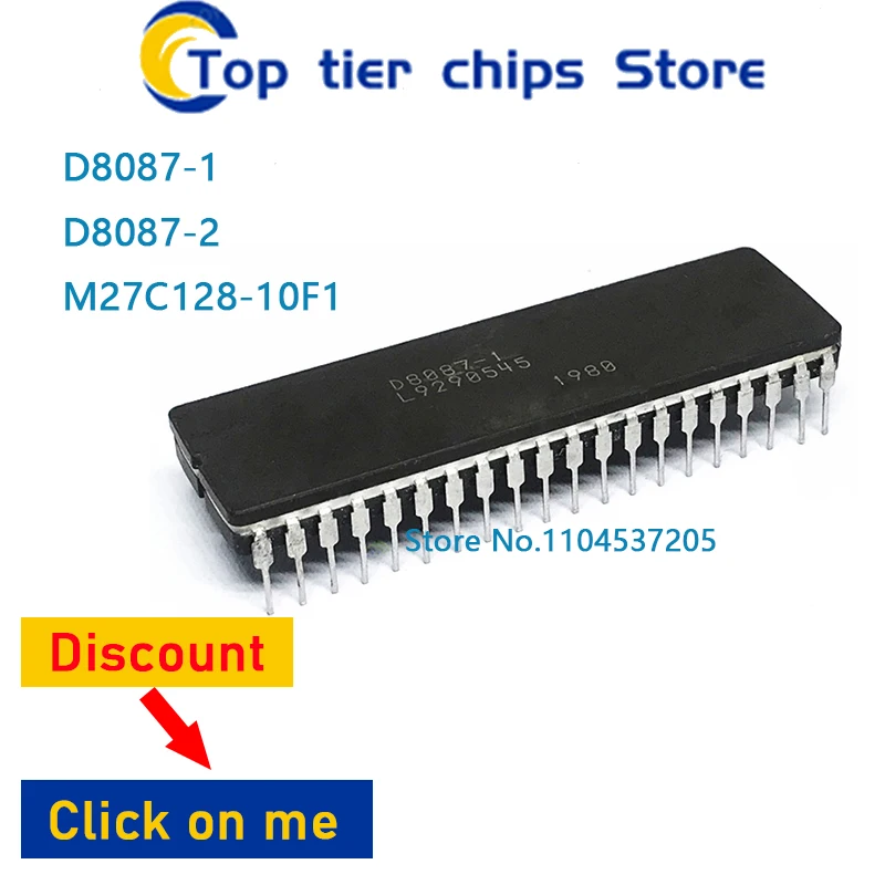 

1-10 шт./лот D8087-1 D8087-2 M27C128-10F1 DIP 100% НОВЫЙ