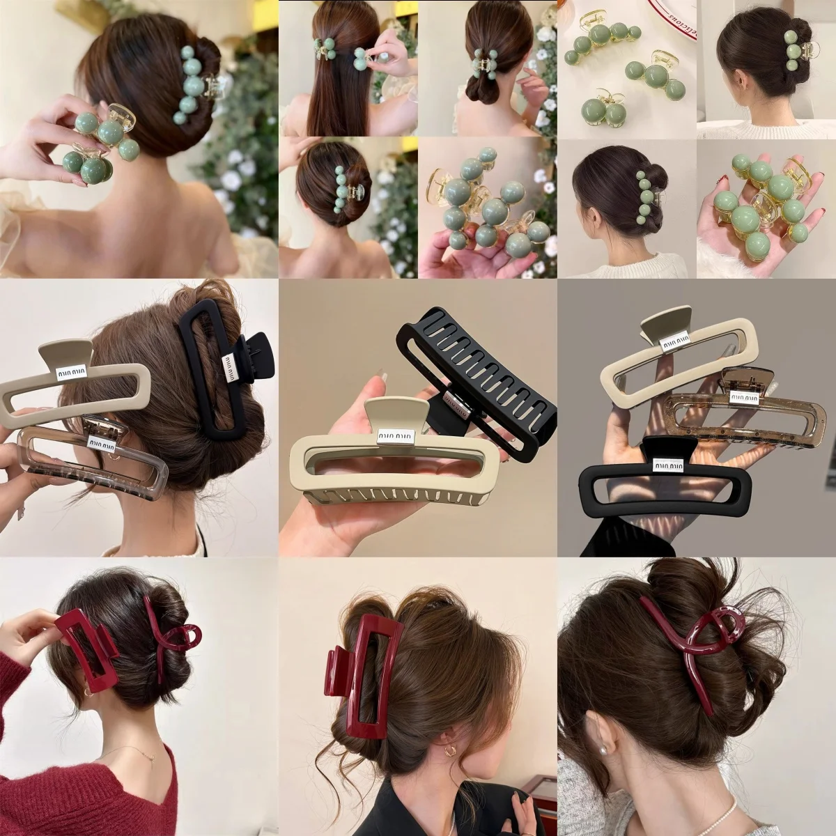 

3 шт., высококачественные и прочные заколки для волос, большие противоскользящие заколки для волос, спиральные заколки для волос на затылке, заколки в виде акулы